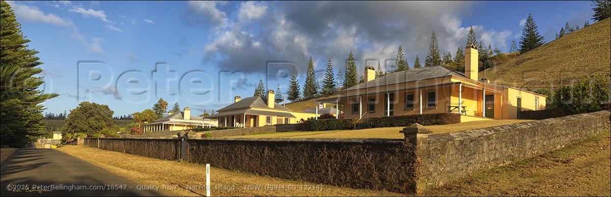 Peter Bellingham Photography Quality Row - Norfolk Island - NSW (PBH4 00 12214)